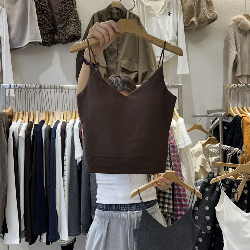 HIPTIQUE東大門㊣直郵女裝新品推薦職業熱賣休閑25秋冬吊帶背心HIPTIQUE吊帶/背心圖色4