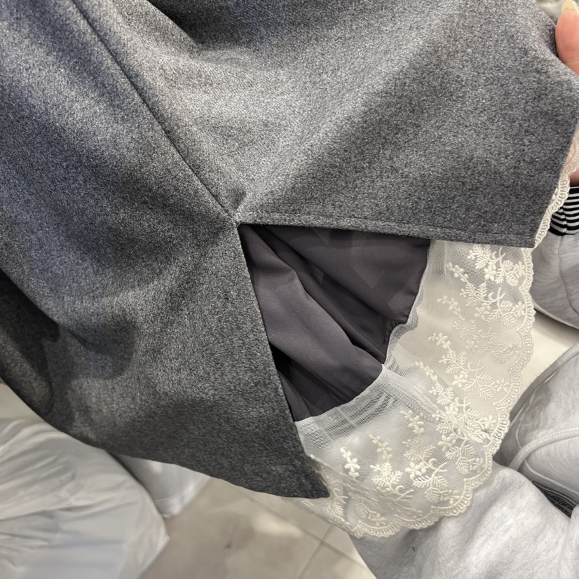 TAN&amp;COMO東大門㊣直郵女裝新款休閑人氣真品25秋冬長裙羊毛tan-COMO長裙