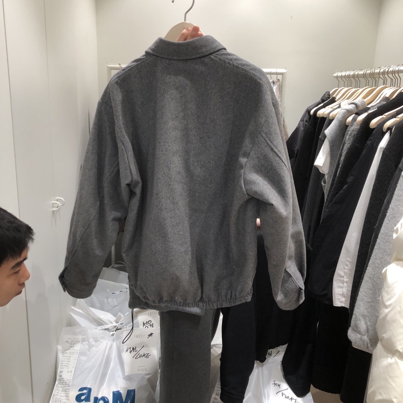 LIFFEY東大門㊣代購女裝新品時尚25秋冬真品職業休閑夾克羊毛LIFFEY夾克