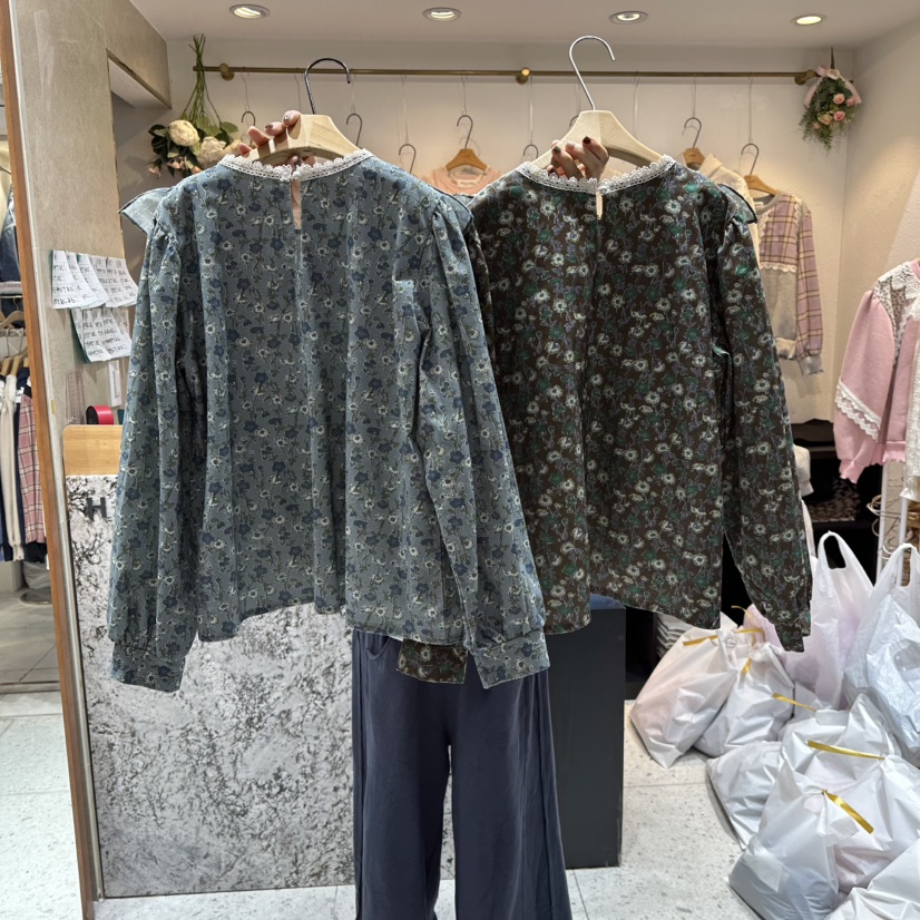 HERO東大門㊣實拍女士新款人氣休閑時尚熱賣25秋冬襯衫蕾絲衫HERO襯衫/蕾絲衫