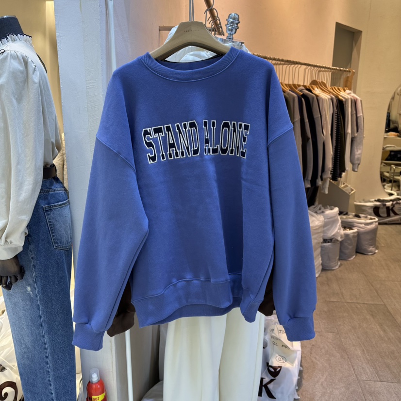 AND FLOYD東大門㊣實拍女裝新款休閑真品職業熱賣衛衣加絨stunning and Floyd衛衣圖色3