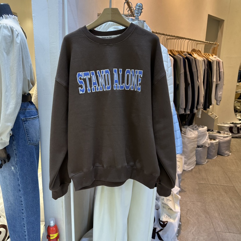 AND FLOYD東大門㊣實拍女裝新款休閑真品職業熱賣衛衣加絨stunning and Floyd衛衣圖色4