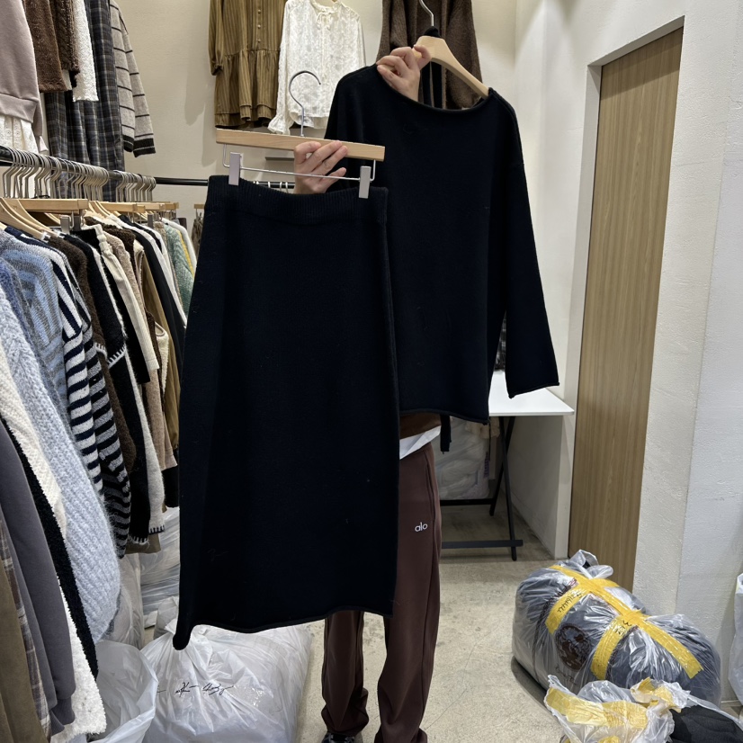 HOLYBANANA韓國代購㊣女士新款真品時尚休閑推薦套裝兩件套groovy.H/HOLYBANANA套裝