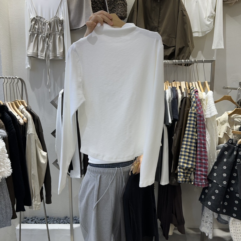 HIPTIQUE韓國直郵㊣女裝新款推薦熱賣休閑人氣25秋冬長袖T恤HIPTIQUE長袖T恤圖色1