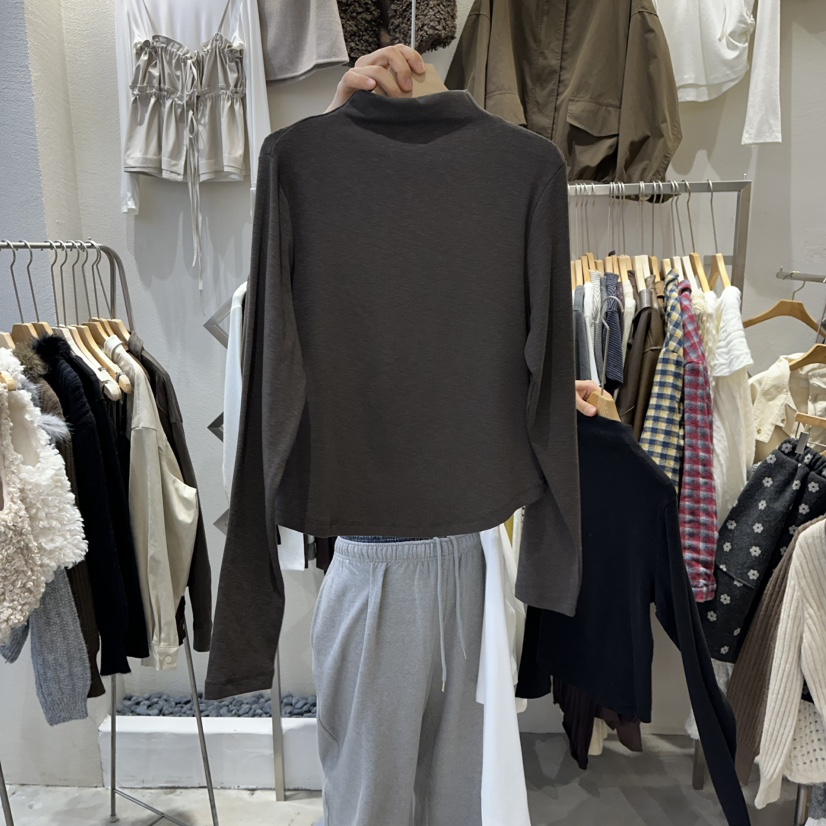 HIPTIQUE韓國直郵㊣女裝新款推薦熱賣休閑人氣25秋冬長袖T恤HIPTIQUE長袖T恤圖色2