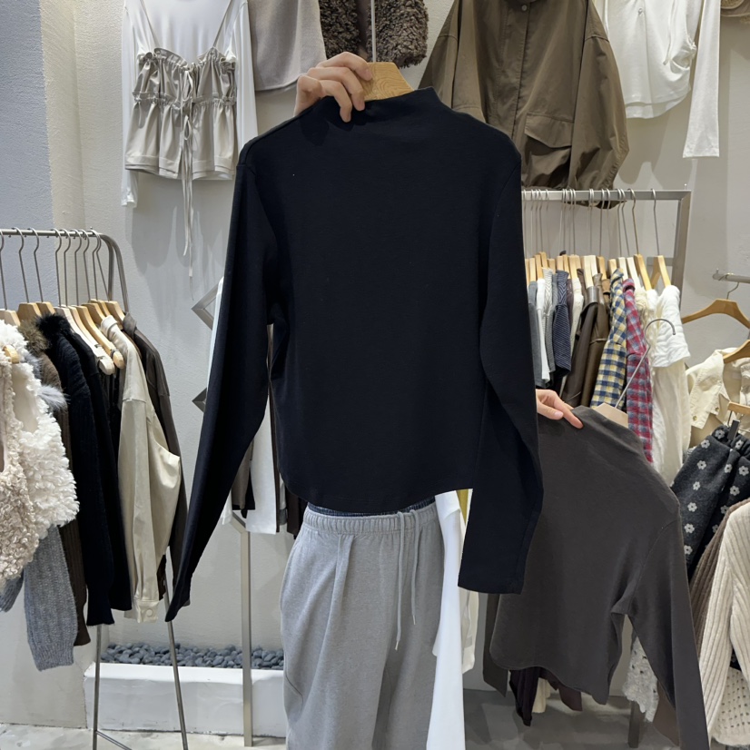 HIPTIQUE韓國直郵㊣女裝新款推薦熱賣休閑人氣25秋冬長袖T恤HIPTIQUE長袖T恤圖色3