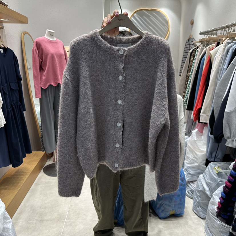 NEAR東大門㊣直郵女士新品時尚真品熱賣休閑針織衫羊毛開衫NEAR針織衫圖色2