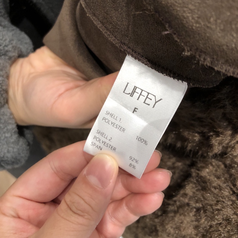 LIFFEY東大門㊣實拍女士新款時尚推薦25秋冬熱賣休閑短款大衣LIFFEY短款大衣