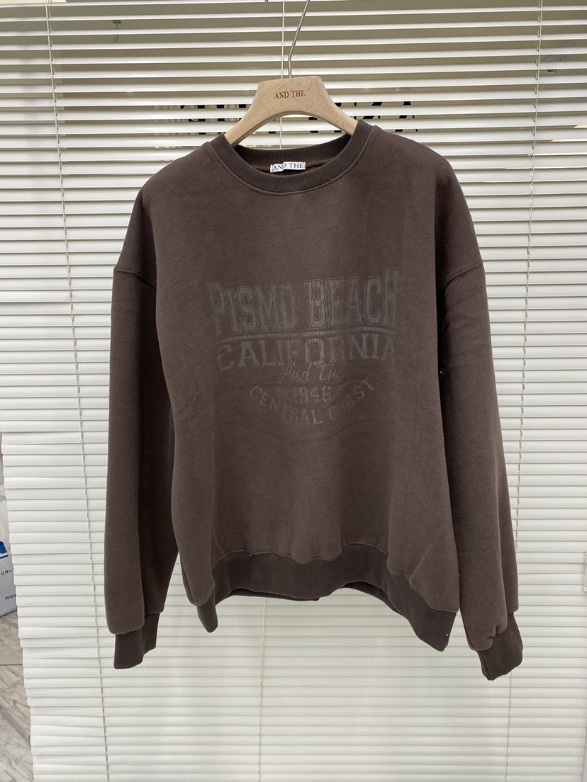 AND THE東大門㊣直郵女裝新款推薦25秋冬時尚熱賣職業衛衣AND THE衛衣圖色4