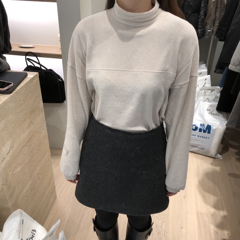 LIFFEY韓國直郵㊣女裝新品熱賣真品休閑人氣推薦長袖T恤安哥拉LIFFEY長袖T恤圖色4