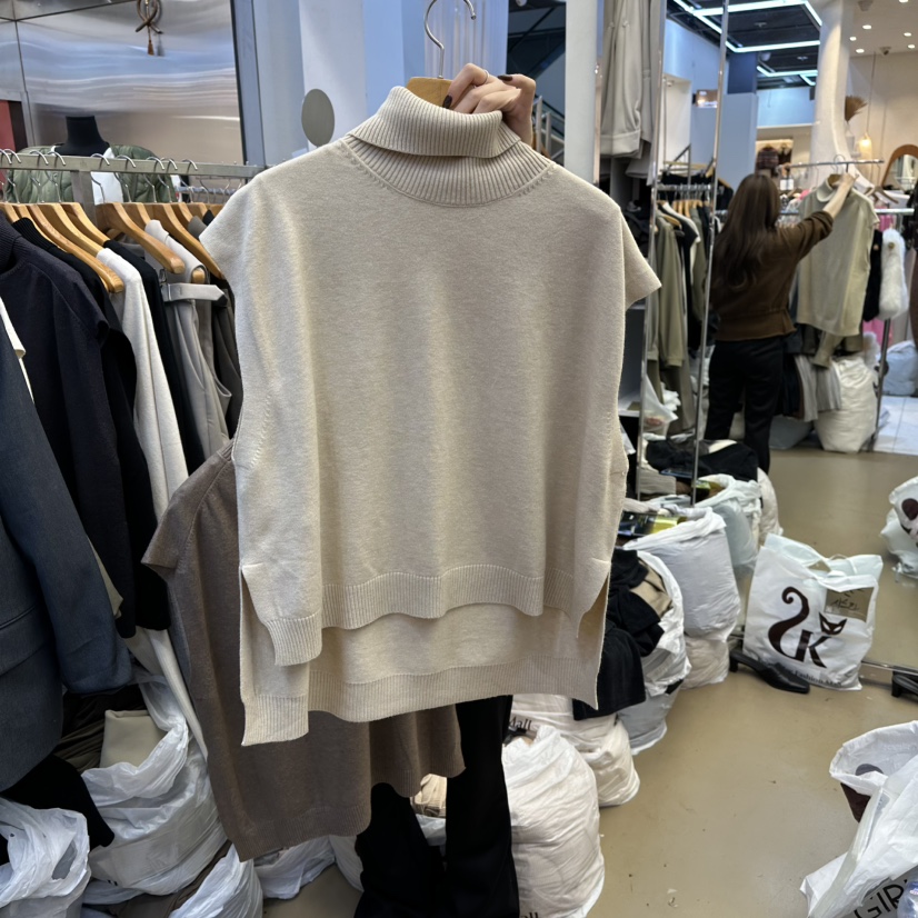 SANS東大門㊣代購女裝新品職業時尚人氣真品推薦熱賣25秋冬馬甲SANS馬甲圖色2