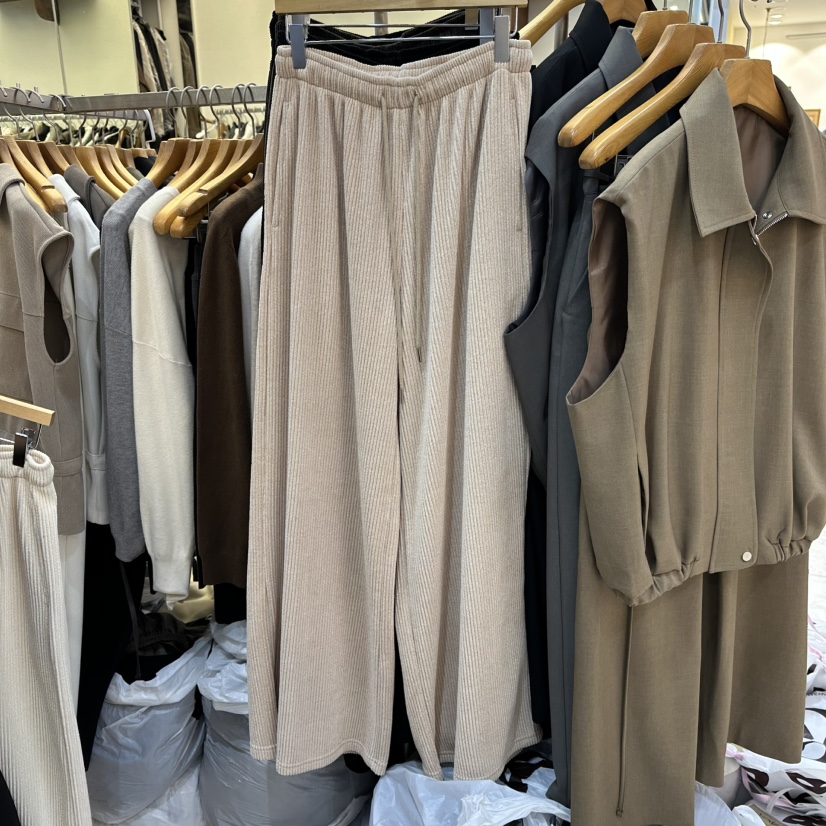 SANS東大門㊣直郵女裝新品人氣推薦職業熱賣25秋冬休閑褲泰迪熊SANS休閑褲圖色2