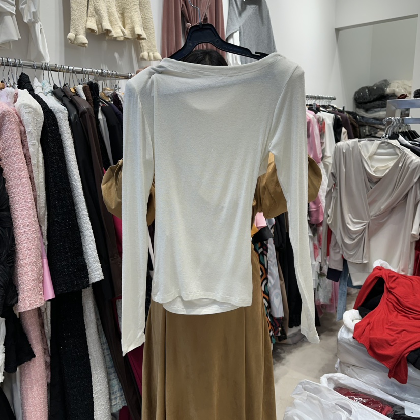 SENSIBLE-S韓國代購㊣女士新品職業休閑25秋冬長袖T恤羊毛SENSIBLE長袖T恤