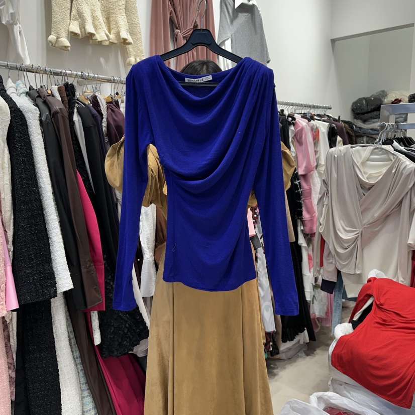 SENSIBLE-S韓國代購㊣女士新品職業休閑25秋冬長袖T恤羊毛SENSIBLE長袖T恤圖色3