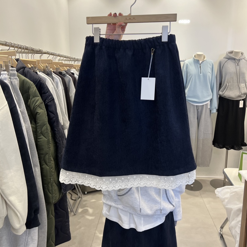 TAN&amp;COMO韓國代購㊣女士新款人氣休閑職業半身裙中短裙tan-COMO半身裙/中短裙圖色2