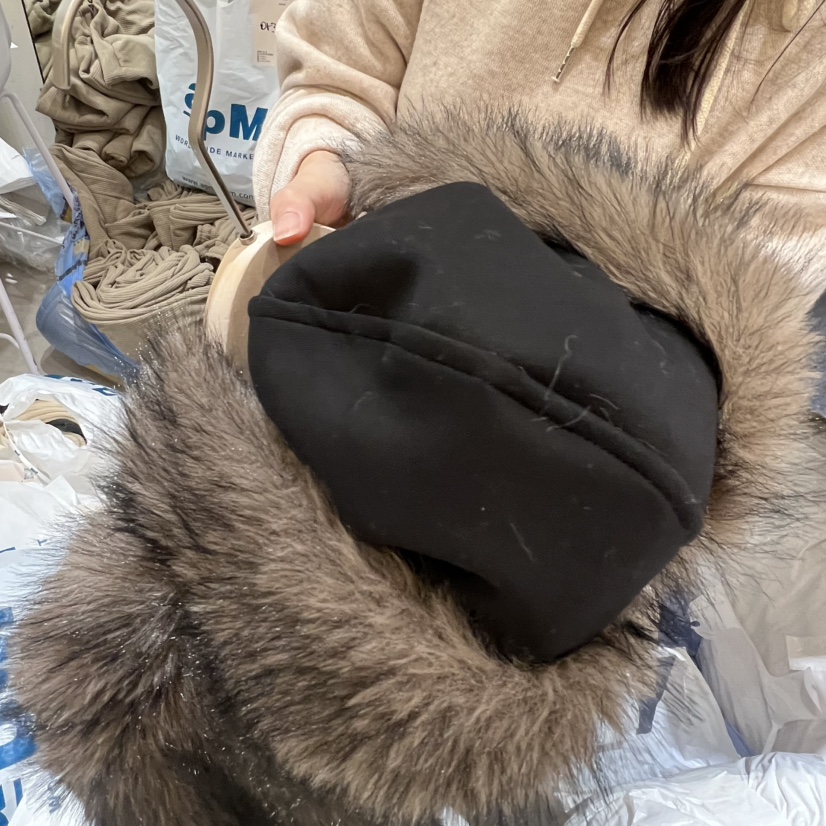 YUNBAL韓國直郵㊣女士新品休閑熱賣推薦夾克毛絨兜帽兩面雙面YUNBAL夾克