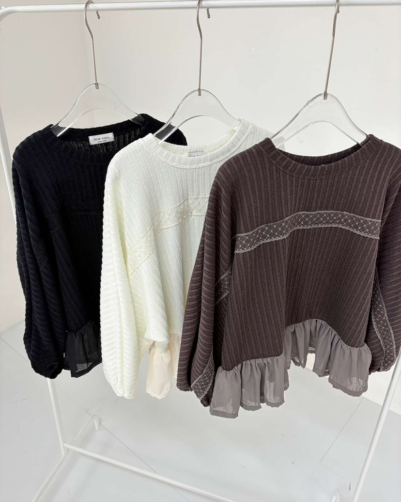 BLUE RIBBON韓國直郵㊣女士新品人氣職業時尚熱賣真品針織衫BLUE RIBBON針織衫