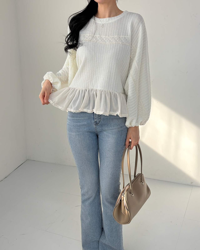 BLUE RIBBON韓國直郵㊣女士新品人氣職業時尚熱賣真品針織衫BLUE RIBBON針織衫