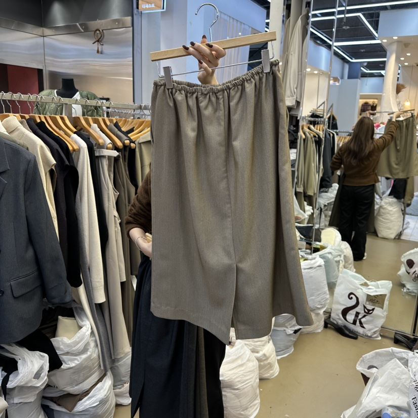 SANS韓國直郵㊣女裝新品真品時尚熱賣25秋冬人氣職業推薦長裙SANS長裙