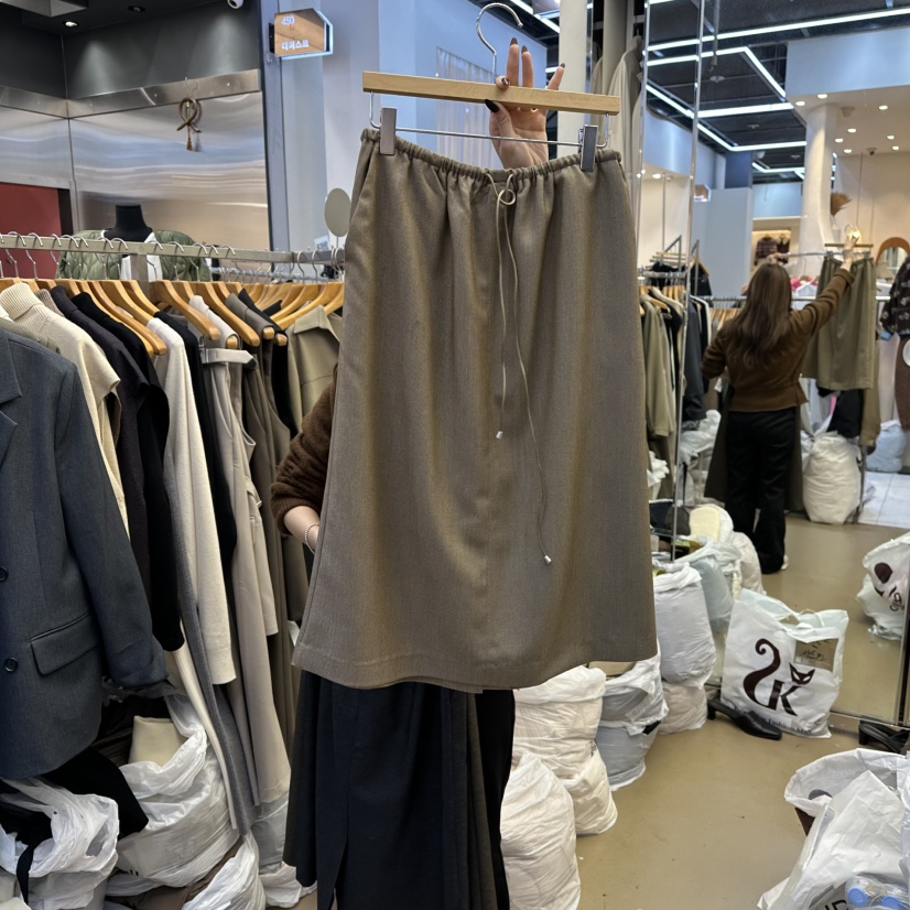 SANS韓國直郵㊣女裝新品真品時尚熱賣25秋冬人氣職業推薦長裙SANS長裙圖色1