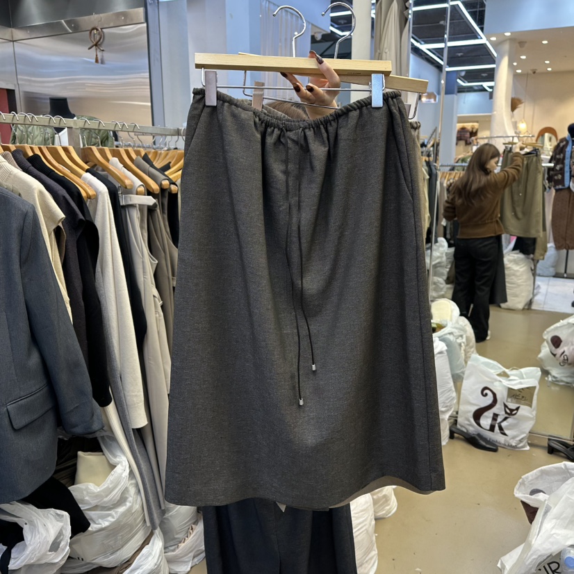 SANS韓國直郵㊣女裝新品真品時尚熱賣25秋冬人氣職業推薦長裙SANS長裙圖色3