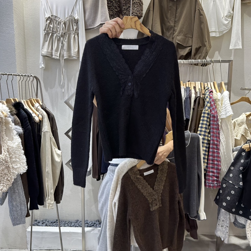 HIPTIQUE韓國代購㊣女士新款真品推薦25秋冬時尚職業針織衫HIPTIQUE針織衫圖色3