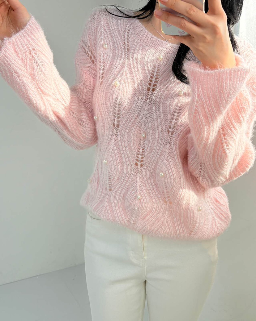 BLUE RIBBON東大門㊣實拍女裝新款休閑真品推薦時尚針織衫BLUE RIBBON針織衫