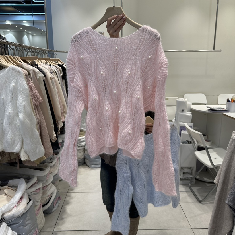 BLUE RIBBON東大門㊣實拍女裝新款休閑真品推薦時尚針織衫BLUE RIBBON針織衫圖色2