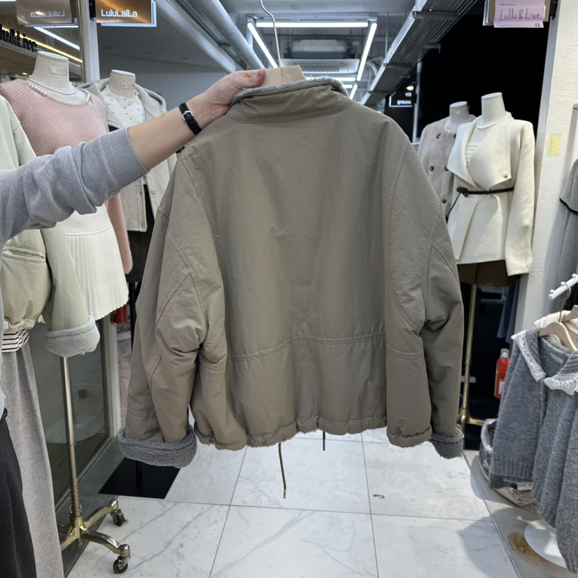 LULULALLA韓國直郵㊣女士新品熱賣人氣職業時尚25秋冬夾克羊毛LULULALLA夾克