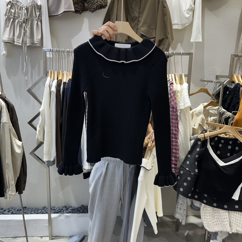 HIPTIQUE東大門㊣代購女裝新款休閑熱賣職業推薦25秋冬針織衫HIPTIQUE針織衫圖色2