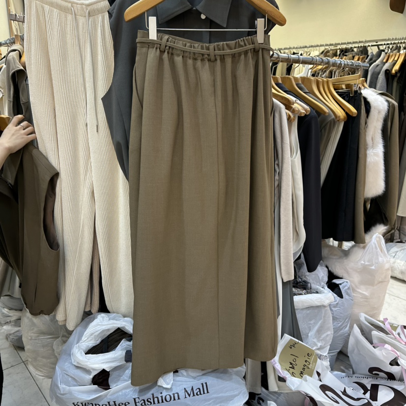 SANS東大門㊣直郵女裝新款真品25秋冬人氣休閑時尚熱賣長裙SANS長裙