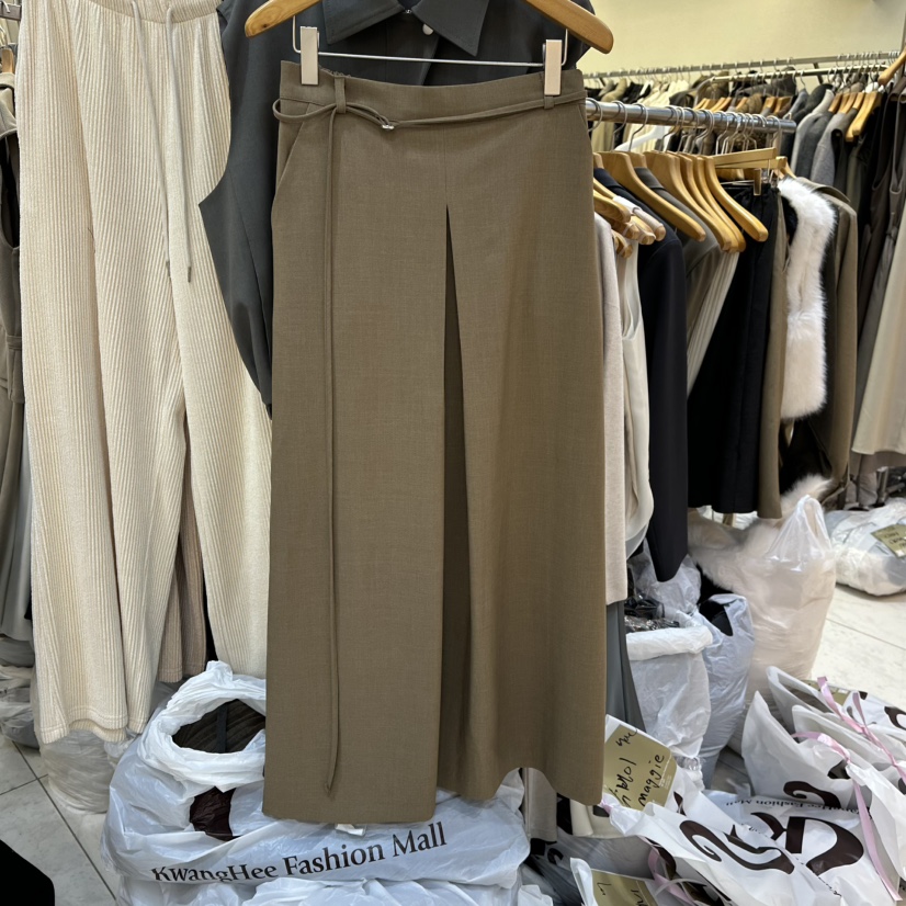 SANS東大門㊣直郵女裝新款真品25秋冬人氣休閑時尚熱賣長裙SANS長裙圖色1