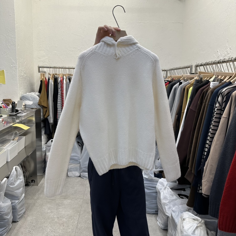 DA YLOG韓國代購㊣女士新品熱賣時尚真品針織衫連帽針織衫DA YLOG針織衫圖色1