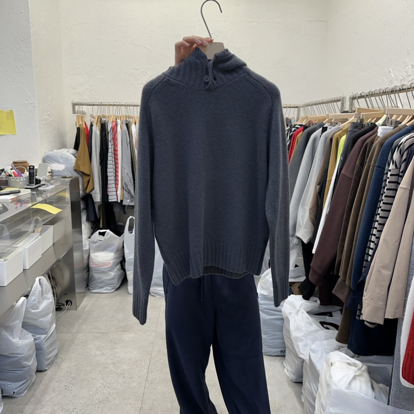 DA YLOG韓國代購㊣女士新品熱賣時尚真品針織衫連帽針織衫DA YLOG針織衫圖色2