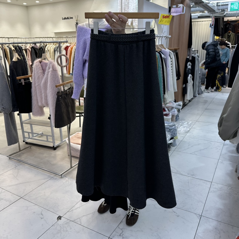 LULULALLA東大門㊣直郵女裝新品熱賣人氣職業時尚25秋冬長裙LULULALLA長裙