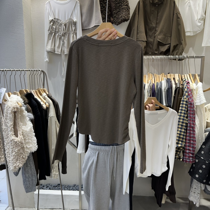 HIPTIQUE韓國代購㊣女士新款推薦休閑人氣時尚真品職業長袖T恤HIPTIQUE長袖T恤