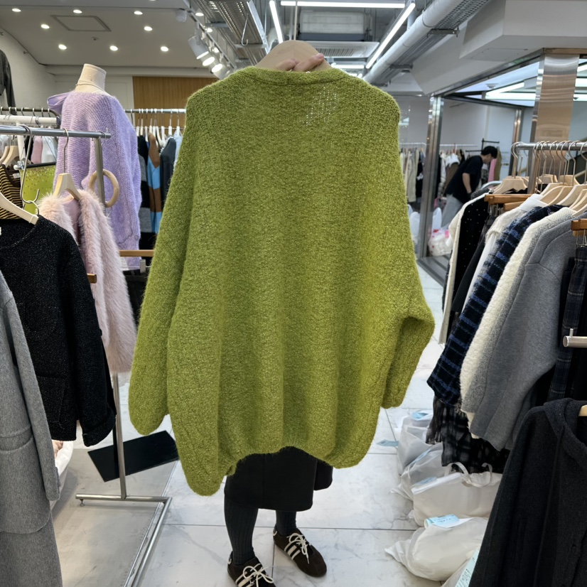 LULULALLA韓國代購㊣女裝新款25秋冬職業時尚熱賣人氣針織衫LULULALLA針織衫