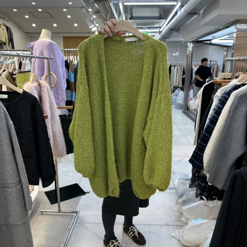 LULULALLA韓國代購㊣女裝新款25秋冬職業時尚熱賣人氣針織衫LULULALLA針織衫圖色2