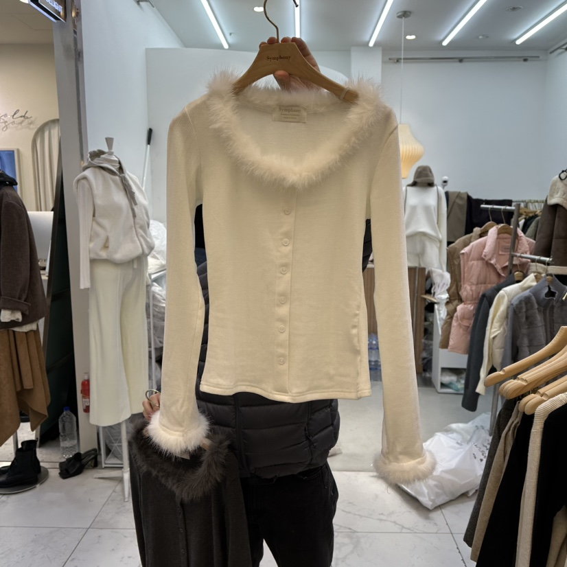 SYMPHONY韓國代購㊣女裝新款真品25秋冬時尚職業休閑針織衫SYMPHONY針織衫圖色1