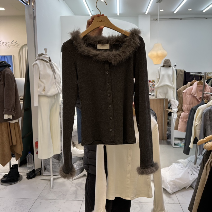 SYMPHONY韓國代購㊣女裝新款真品25秋冬時尚職業休閑針織衫SYMPHONY針織衫圖色2