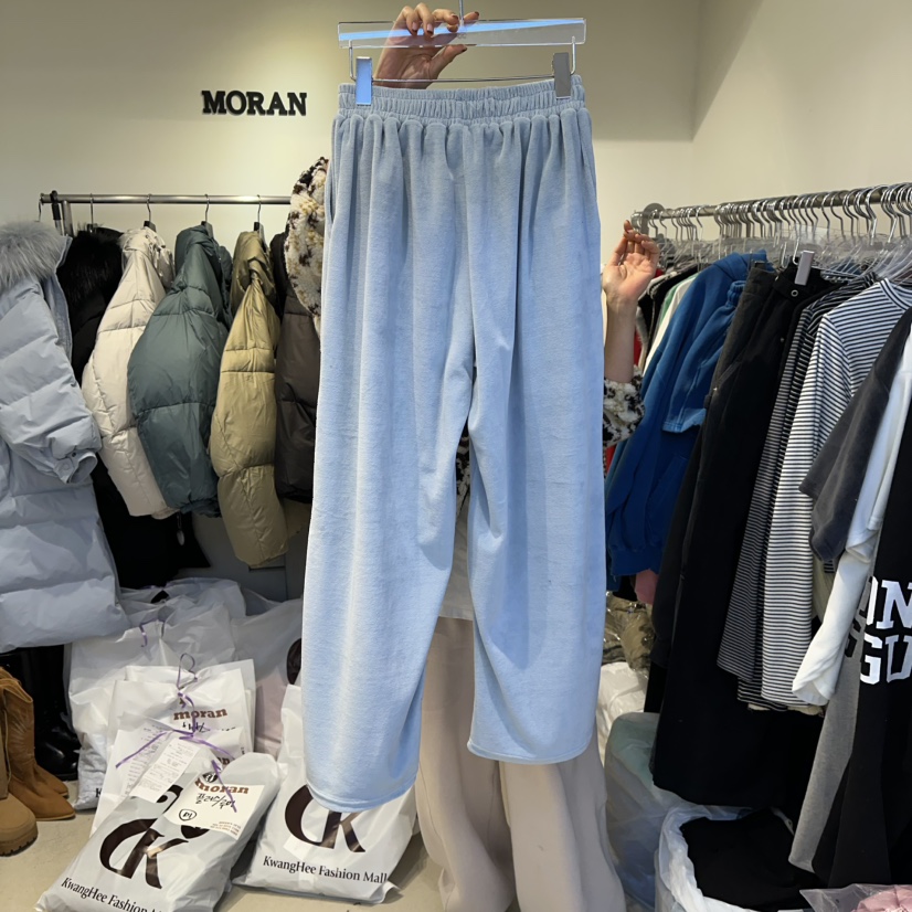 MORAN韓國直郵㊣女士新款休閑熱賣時尚25秋冬職業推薦休閑褲MORAN/MOSCO休閑褲