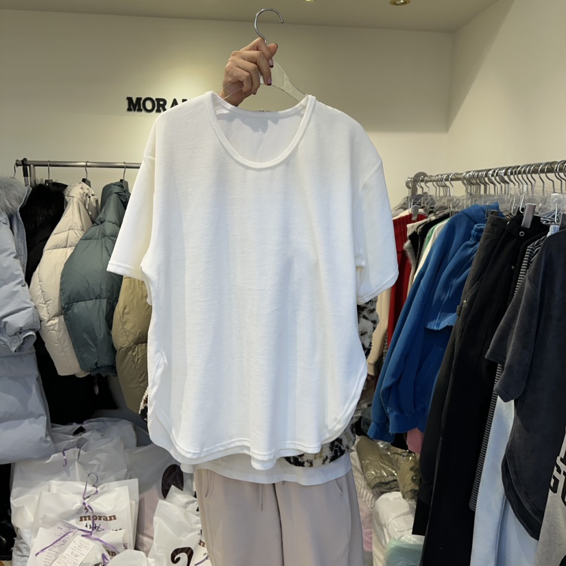 MORAN東大門㊣實拍女裝新款真品休閑推薦人氣25秋冬時尚T恤MORAN/MOSCOT恤圖色1