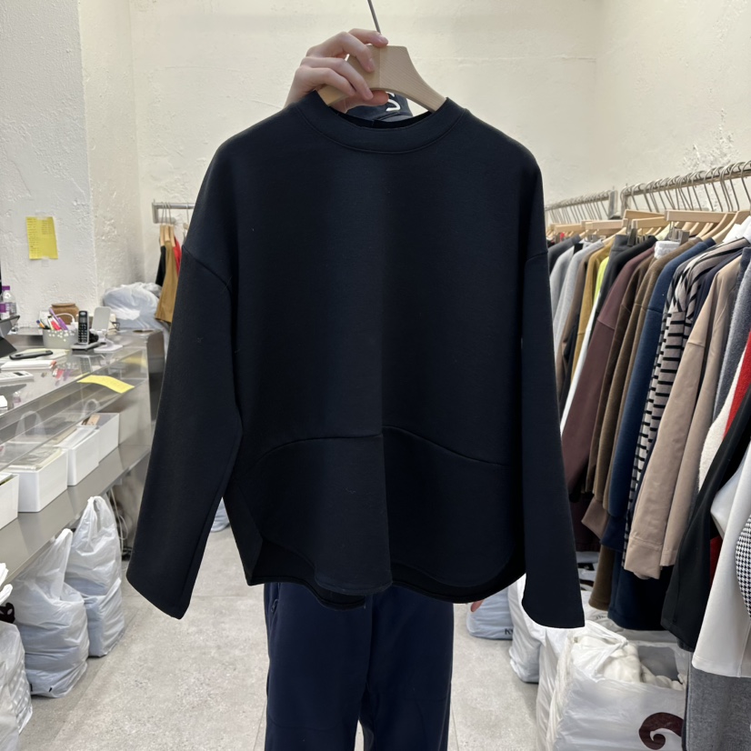 DA YLOG韓國代購㊣女士新款推薦人氣25秋冬真品休閑職業衛衣DA YLOG衛衣圖色2黑色