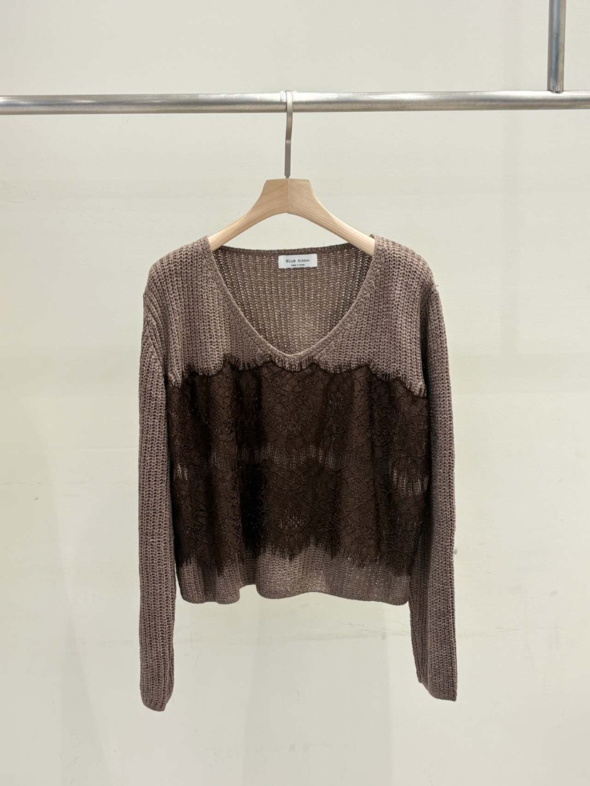 BLUE RIBBON東大門㊣代購女裝新品人氣熱賣職業真品針織衫BLUE RIBBON針織衫圖色3