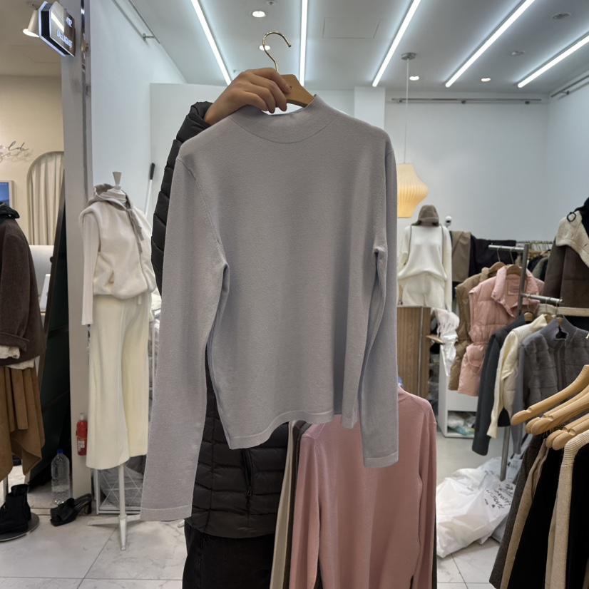 SYMPHONY韓國代購㊣女士新款人氣熱賣休閑25秋冬長袖T恤抓絨棉質SYMPHONY長袖T恤圖色2