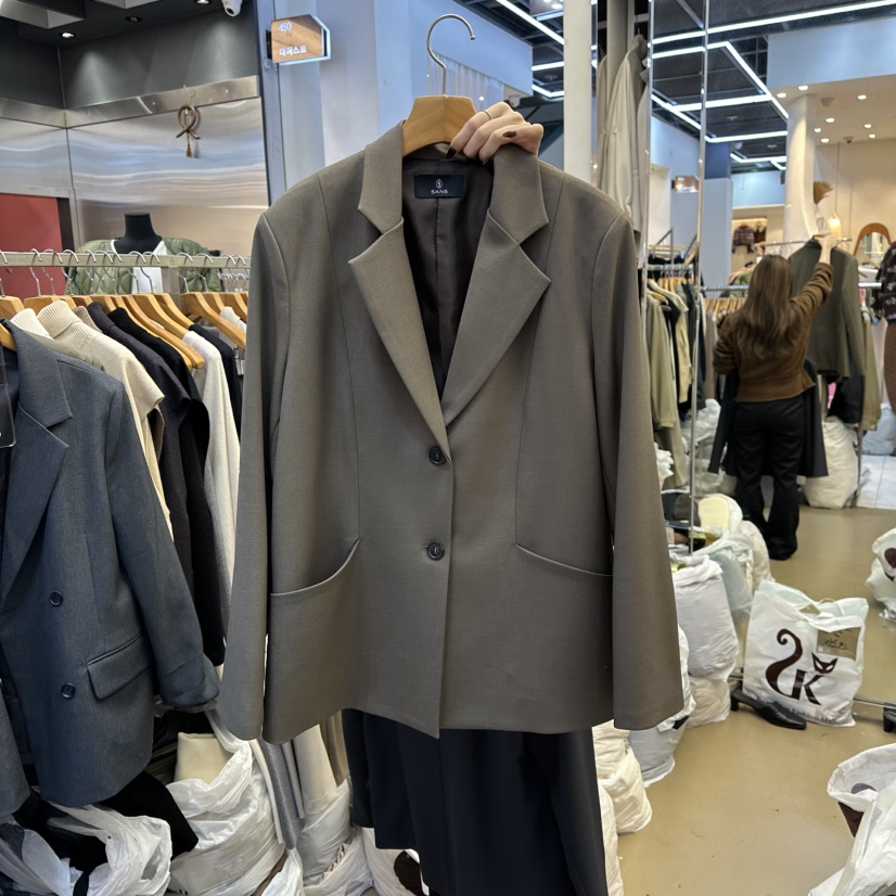 SANS韓國直郵㊣女裝新品真品職業熱賣休閑人氣推薦25秋冬夾克SANS夾克圖色2