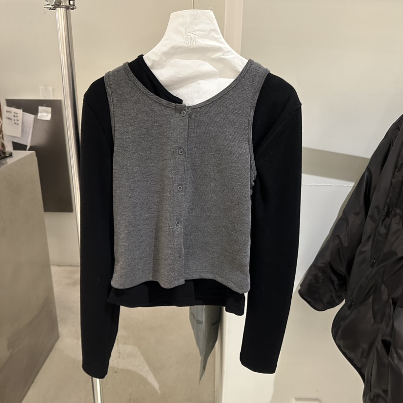 LOVE YOU SO MUCH/MORE THAN YESTERDAY東大門㊣代購女士新款休閑套裝兩件套套裝LYSM/MORE THAN YESTERDAY套裝圖色1