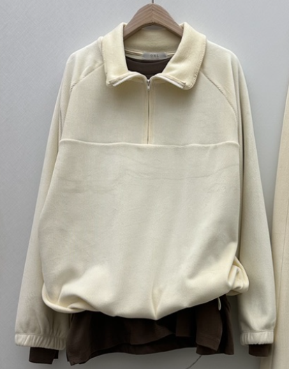 ONL韓國直郵㊣女士新款人氣時尚真品熱賣25秋冬推薦衛衣加絨ONL衛衣圖色1