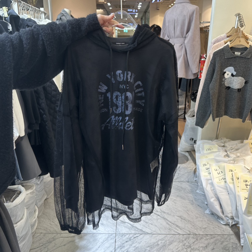 CHEAP-CHIC東大門㊣直郵女裝新品真品時尚襯衫蕾絲衫不含內搭CHEAP-CHIC/CHARLES THE SECOND襯衫/蕾絲衫圖色2