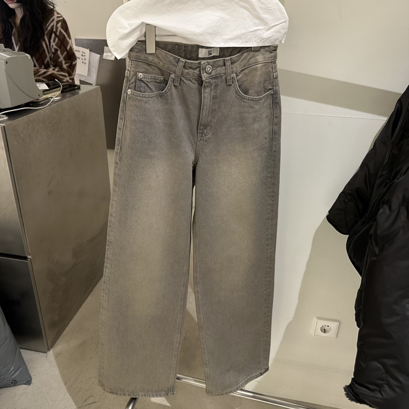 LOVE YOU SO MUCH/MORE THAN YESTERDAY東大門㊣直郵女裝新品休閑牛仔褲LYSM/MORE THAN YESTERDAY牛仔褲圖色1